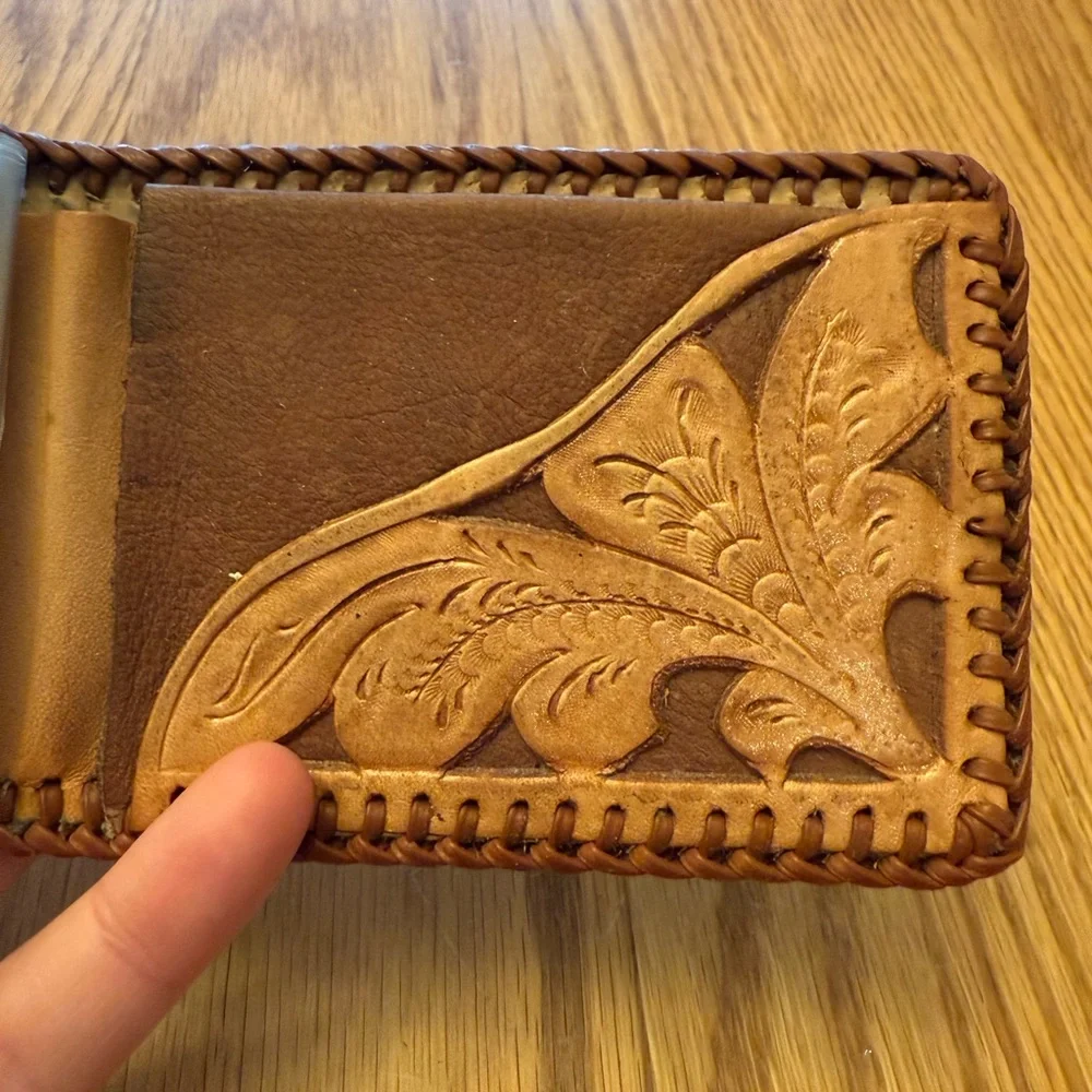 Handcrafted Vintage Brown Leather Wallet